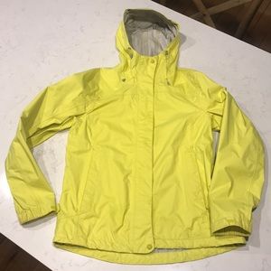 LLBean Yellow rain jacket